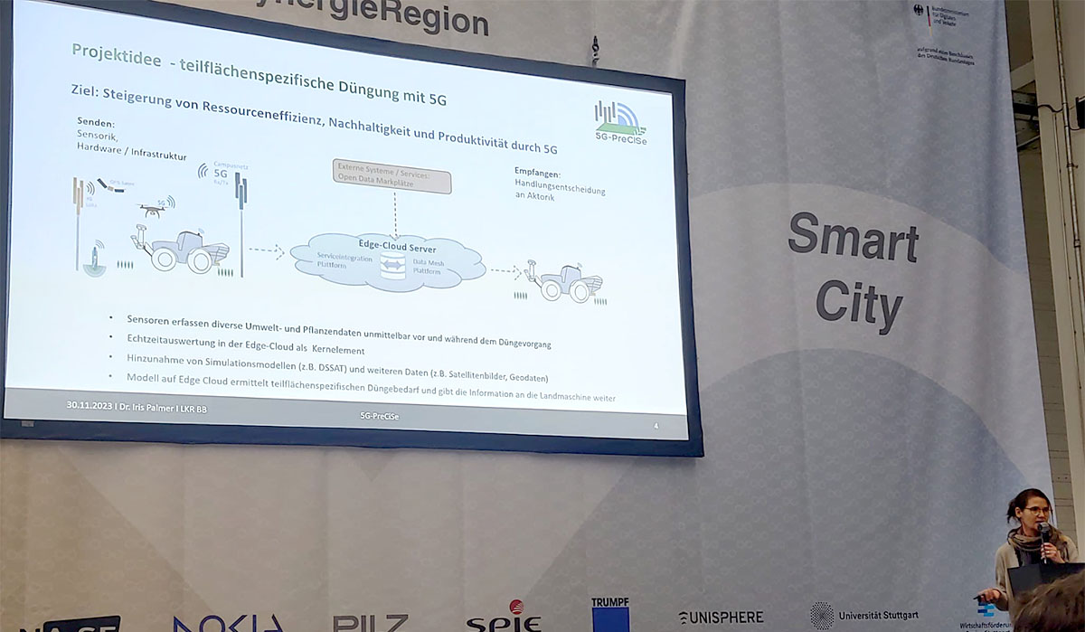 Vortrag auf der Abschlussveranstaltung 5G-SynergieRegion Stuttgart