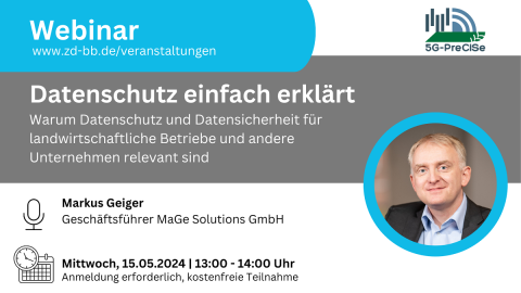 Webinar Datenschutz einfach erklärt